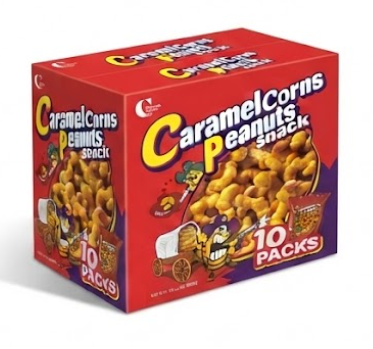 Caramel corns peanut