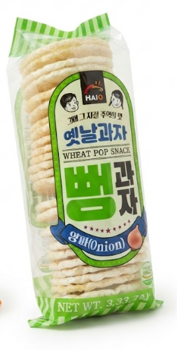 Haio wheat pop snack onion