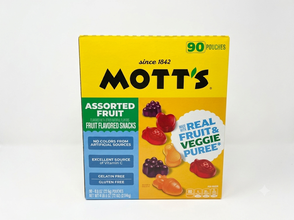 Mott's Fruit Flavored Snacks Assorted Fruit 90ct