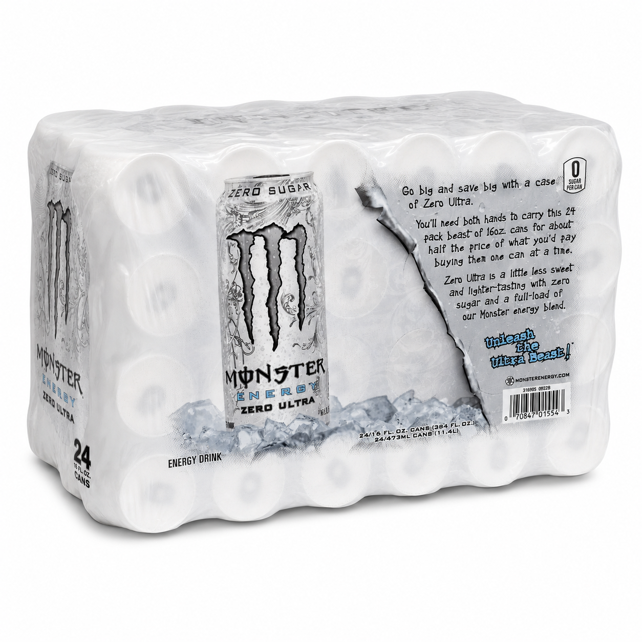 Monster Zero Ultra Energy Drink, 16 fl oz