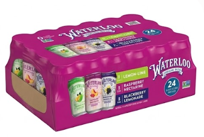 Waterloo Sparkling Water Variety Pack, 12 Fluid Ounce (Pack of 24)