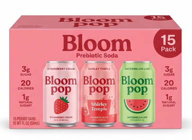 Bloom pop straw shirley water