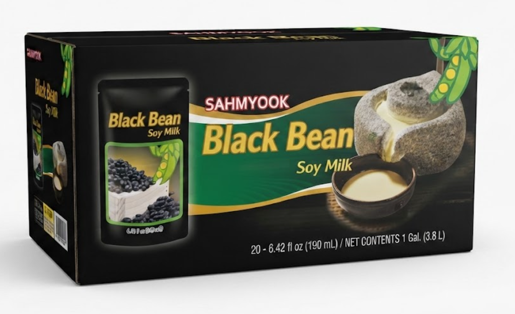 Sahmyook Black Bean Soy Milk, 6.5 Fl. Ounce (Pack of 20)