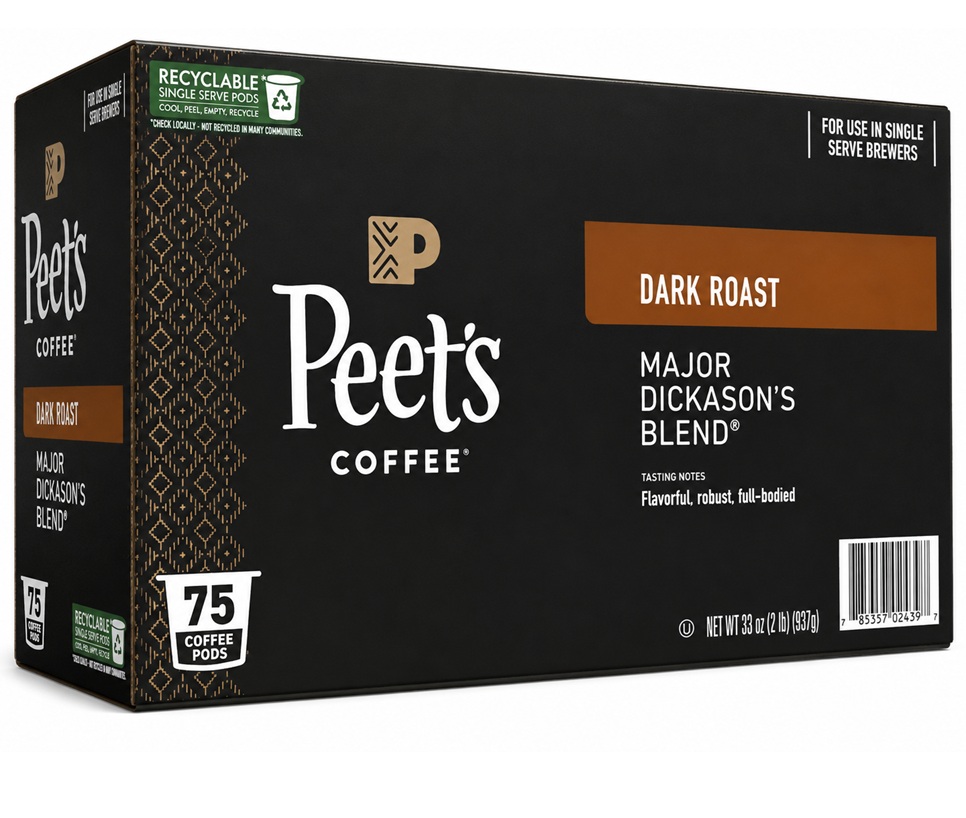 Peet's Coffee Major Dickason's Blend K-Cup Pod