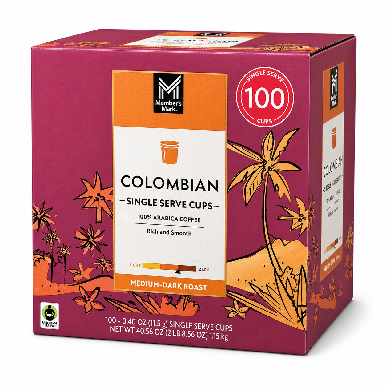members mark colombian medium dark roast