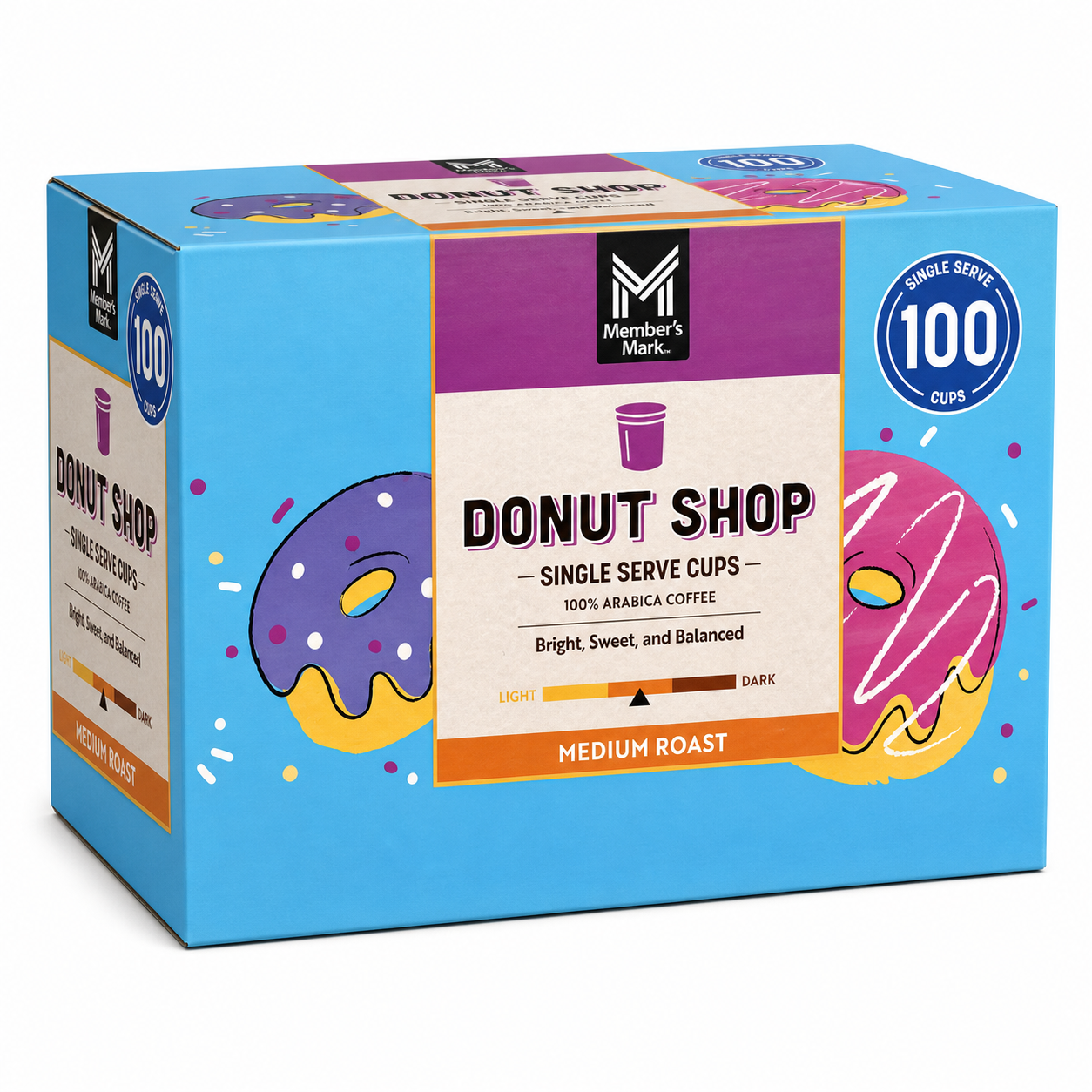 Member's Mark Donut Shop Coffee (100 Single-Serve Cups)