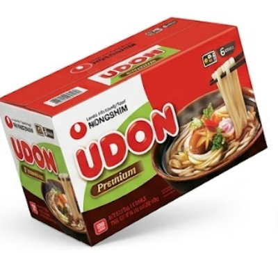 Nongshim Udon Savory Tempura Ramyun Ramen Noodle Soup Cup 6 Count